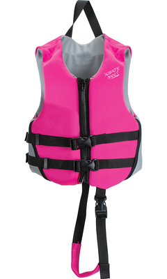 全速力のネオプレンの救命胴衣の女性の蝶番を付けられた急流-屈曲を乾燥して下さい-背部救命胴衣、珊瑚 サプライヤー