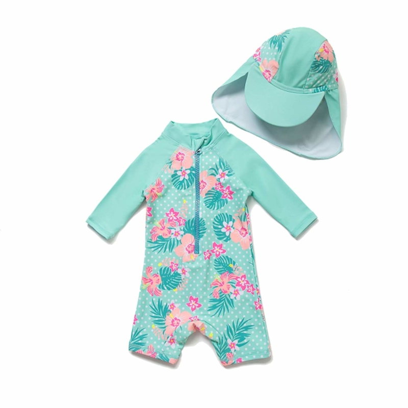 赤ん坊/幼児の女の子の水着の不足分のワンピースの水着SPF 50+紫外線日曜日の保護 サプライヤー
