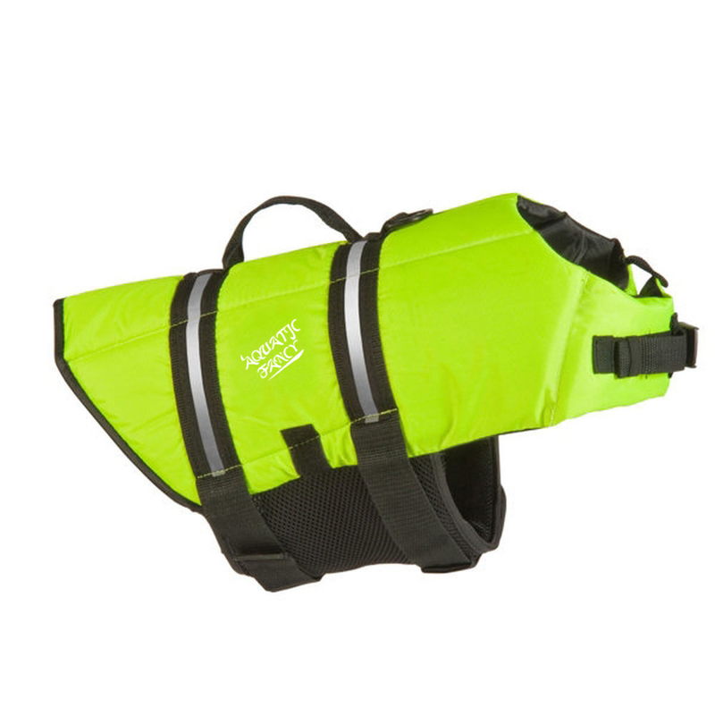 調節可能な、反射グラブのハンドルを泳ぐための緑の浮遊物のコート犬の救命胴衣 サプライヤー